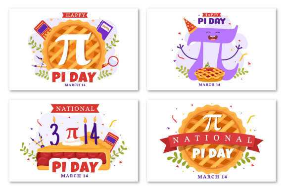 15 World Pi Day Illustration