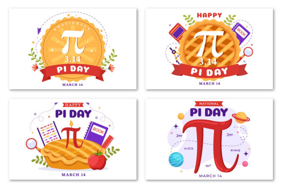 15 World Pi Day Illustration