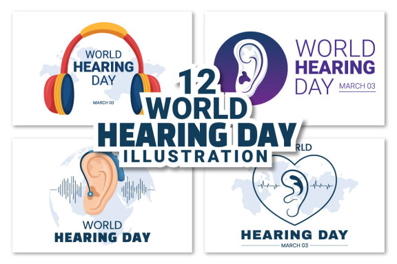12 World Hearing Day Illustration