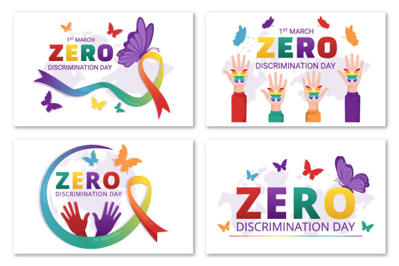 12 Zero Discrimination Day Illustration