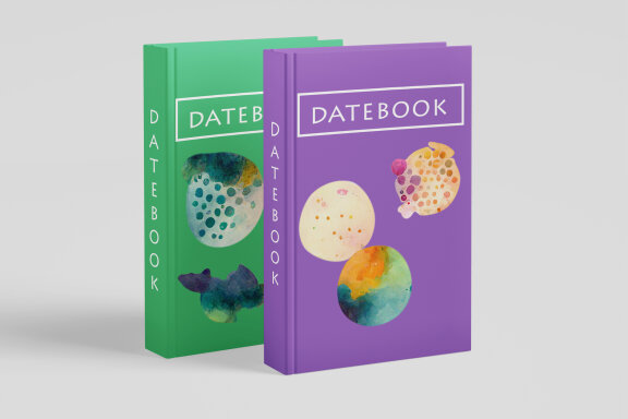 Watercolor Set of Colorful Stains