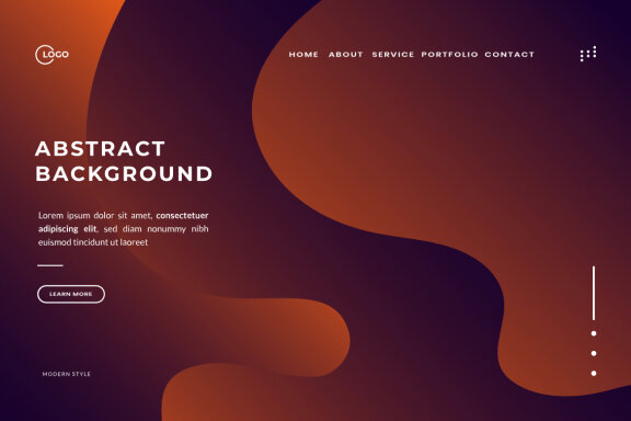Abstract trendy gradient background