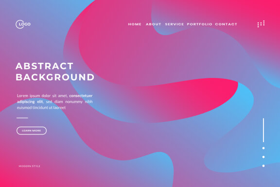 Abstract trendy gradient background