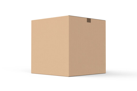 square carton box mockup