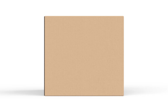 square carton box mockup