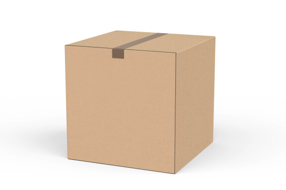 square carton box mockup