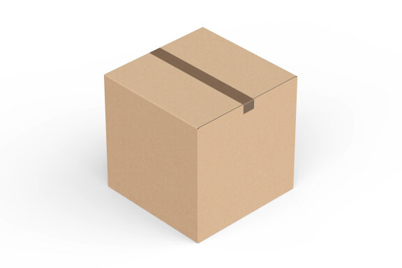 square carton box mockup