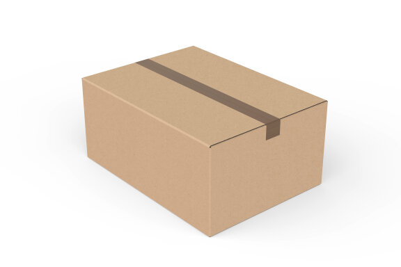 Rectangle carton box mockup
