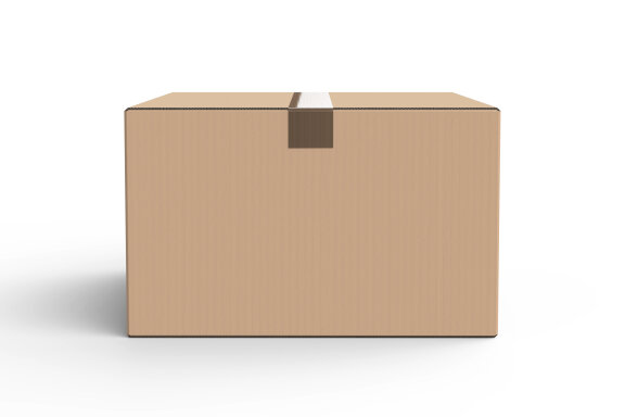 Rectangle carton box mockup