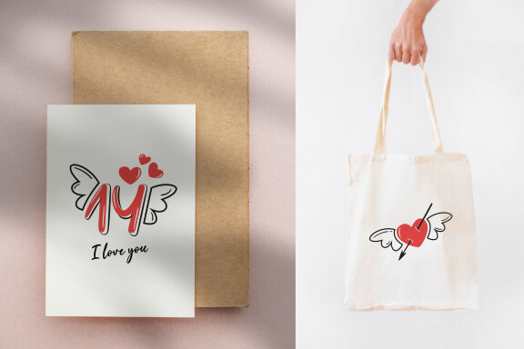 Valentine's Day Hand Drawn Icons-33 Elements-PNG / JPG / EPS 