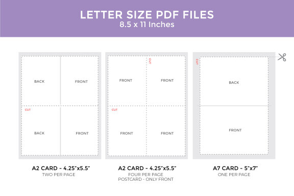 Valentine's Day Greeting Cards Bundle-8 Designs-Ready to Print-Print From Home