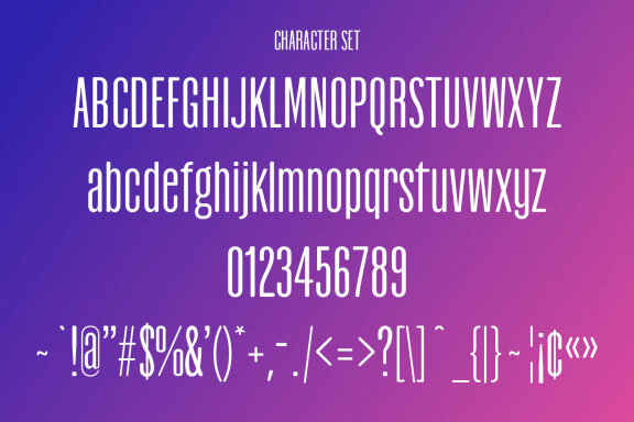 Langrove Sans Condensed Display Font