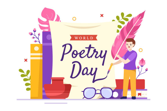 15 World Poetry Day Illustration