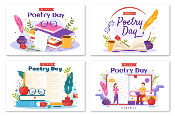 15 World Poetry Day Illustration