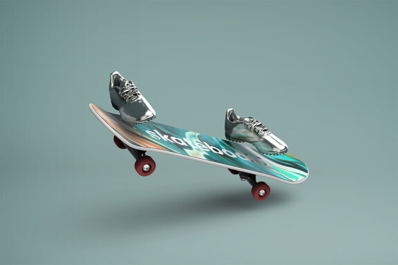 Skateboard Mockup
