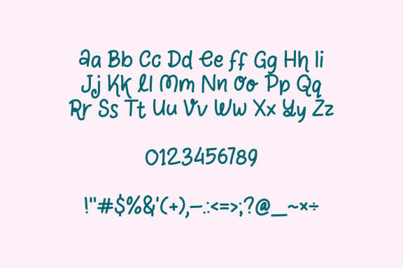  Lucky Brown - Playful & Cute Handwritten Font 
