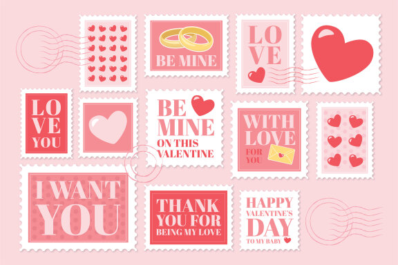 Baby Valentines Digital Patterns 