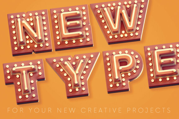 Theater Lights - 3D Lettering