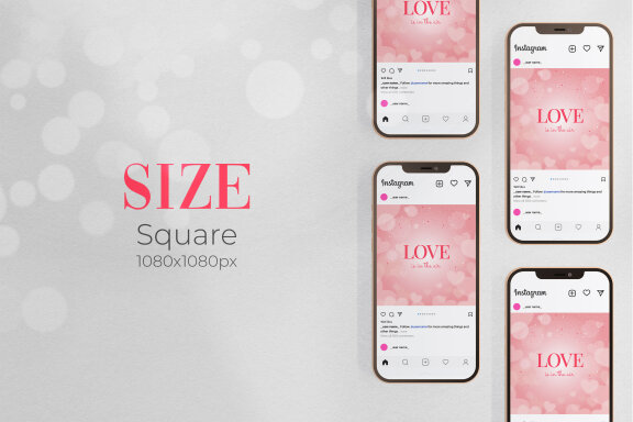 Valentine's Day Editable Banner - JPG / Ai / Canva Template
