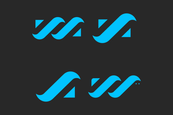 A M aviation and girl - Free Logo Shapes