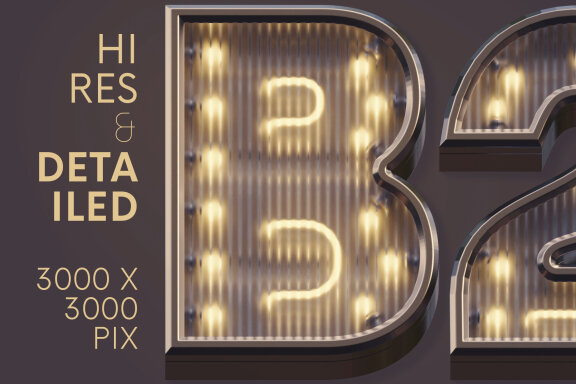 Urban Neon - 3D Lettering