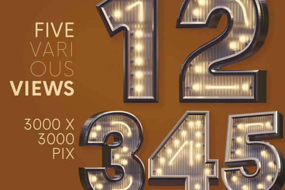 Urban Neon - 3D Lettering