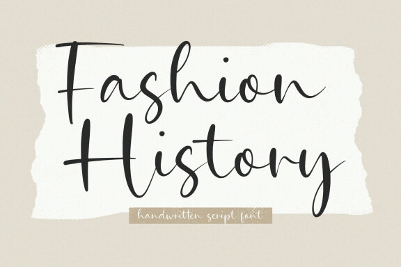 Fashion History - Fonts