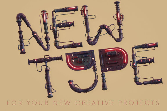 Future Machine - 3D Lettering