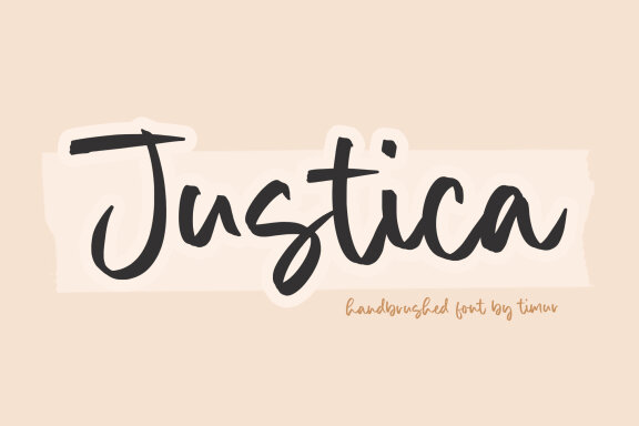 Justica Handwritten Fonts