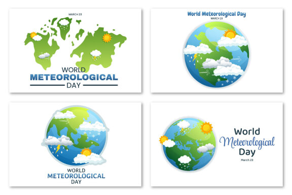 14 World Meteorological Day Illustration