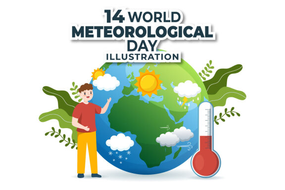 14 World Meteorological Day Illustration