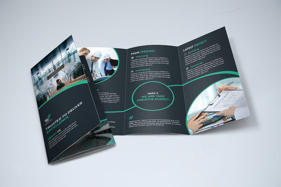 TriFold Business Brochure Template