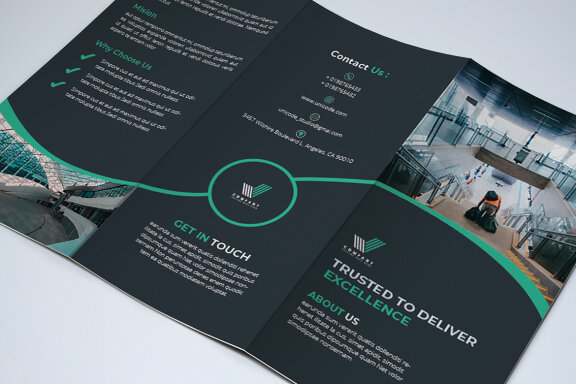 TriFold Business Brochure Template