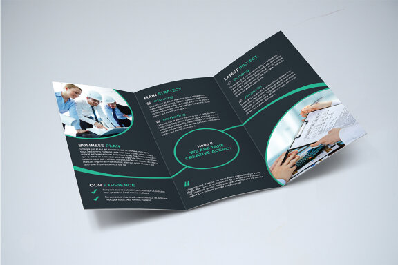 TriFold Business Brochure Template