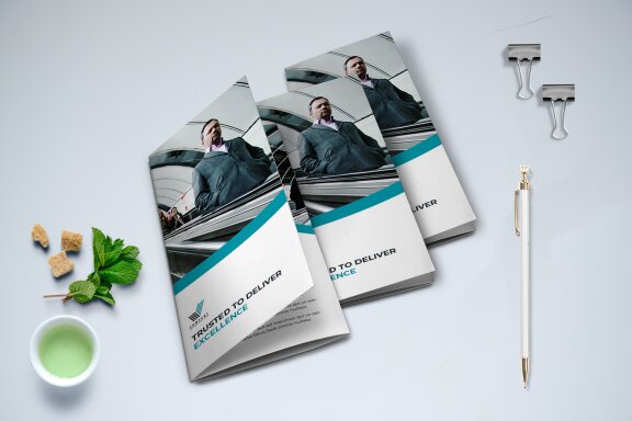 TriFold Business Brochure Template