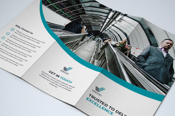 TriFold Business Brochure Template