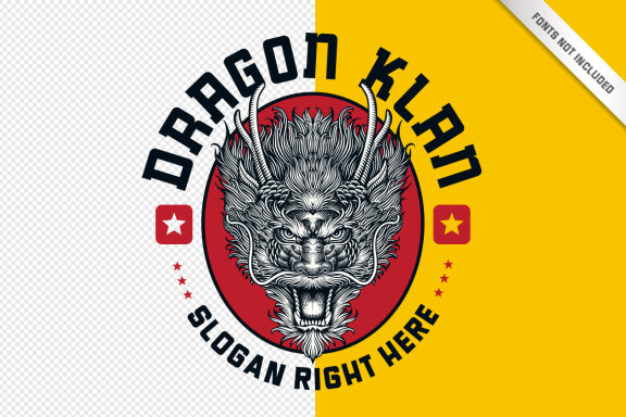 Dragon Head Illustration
