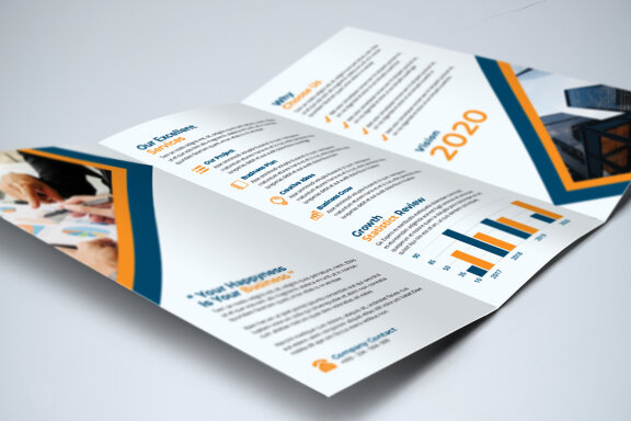 TriFold Business Brochure Template