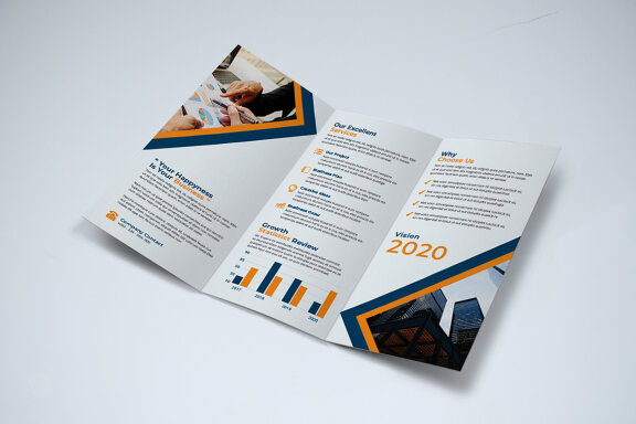 TriFold Business Brochure Template