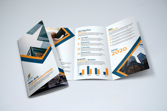 TriFold Business Brochure Template