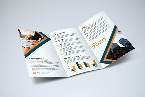 TriFold Business Brochure Template