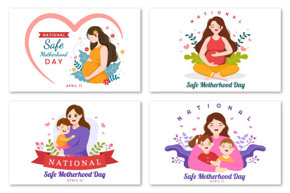 12 National Safe Motherhood Day Illustration