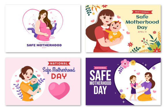 12 National Safe Motherhood Day Illustration