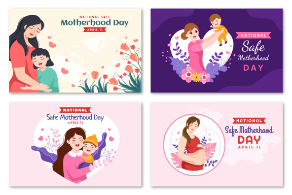 12 National Safe Motherhood Day Illustration