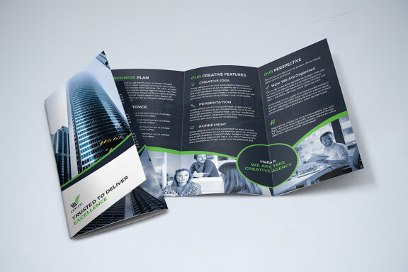 TriFold Business Brochure Template