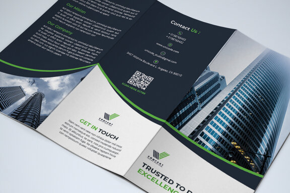 TriFold Business Brochure Template