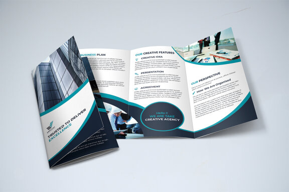 TriFold Business Brochure FREE Template
