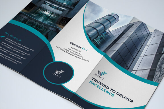 TriFold Business Brochure FREE Template