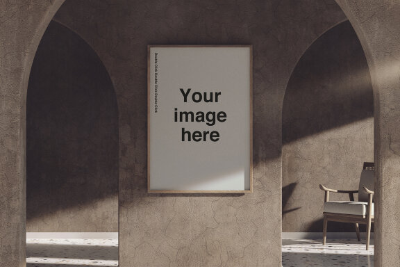 Curved Gallery Scene Mockups