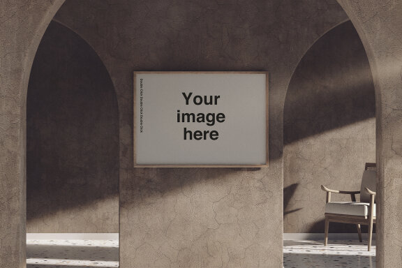 Curved Gallery Scene Mockups